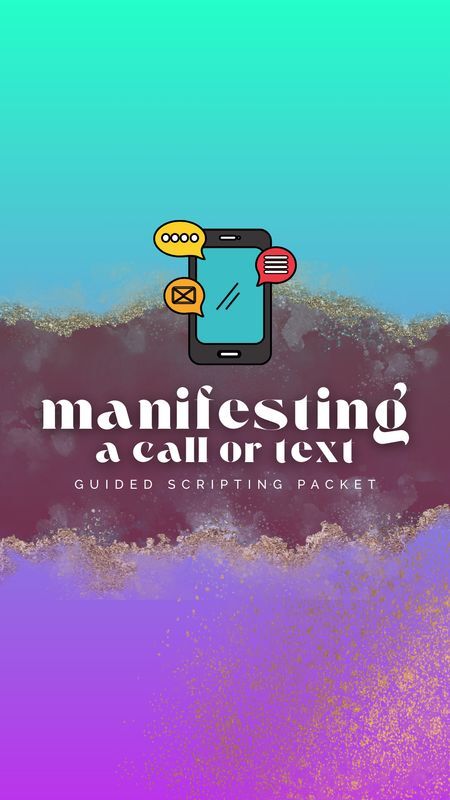 Guided Scripting Packet: Manifesting a Text or Call Edition
